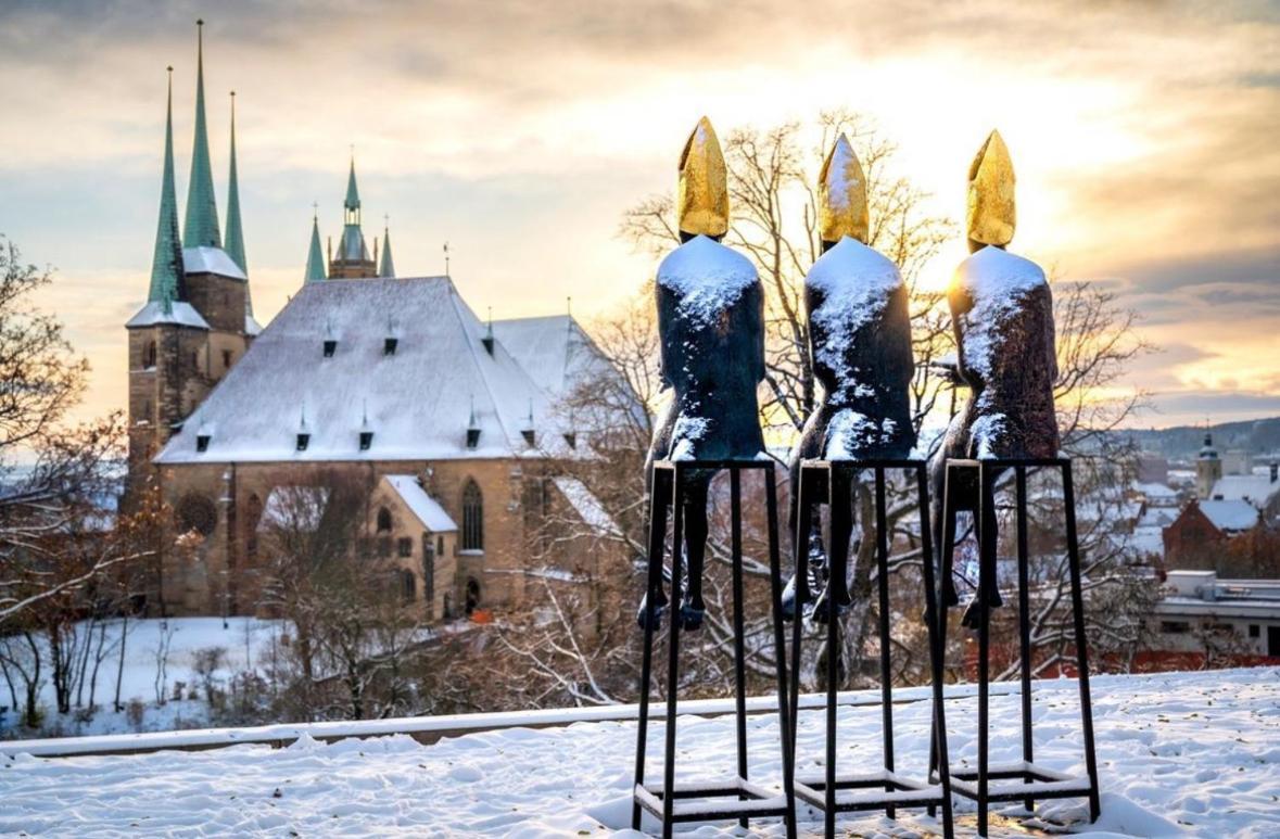 -Apartment Am Luisenpark-Perfekte Lage Im Gruenen Fuer Ihren Aufenthalt Эрфурт Экстерьер фото