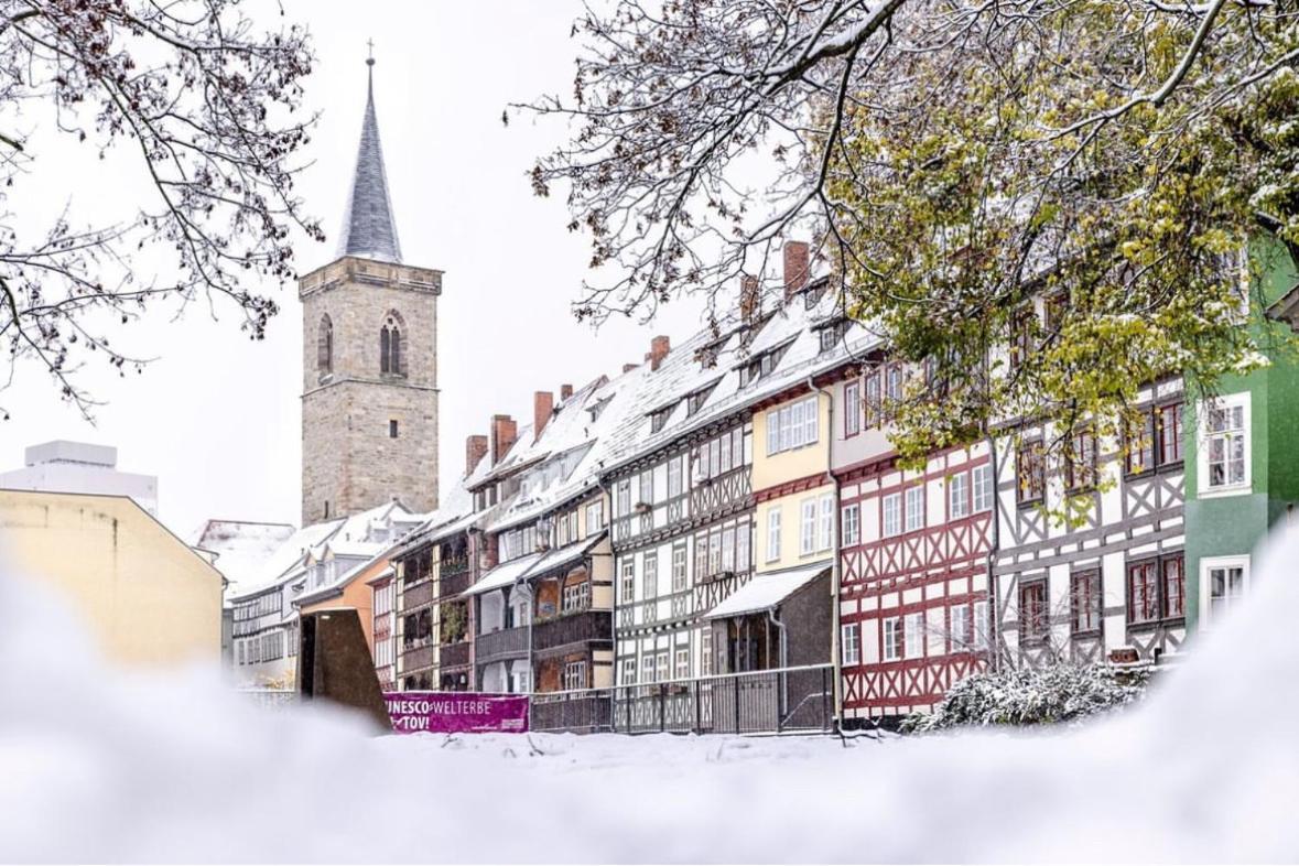 -Apartment Am Luisenpark-Perfekte Lage Im Gruenen Fuer Ihren Aufenthalt Эрфурт Экстерьер фото